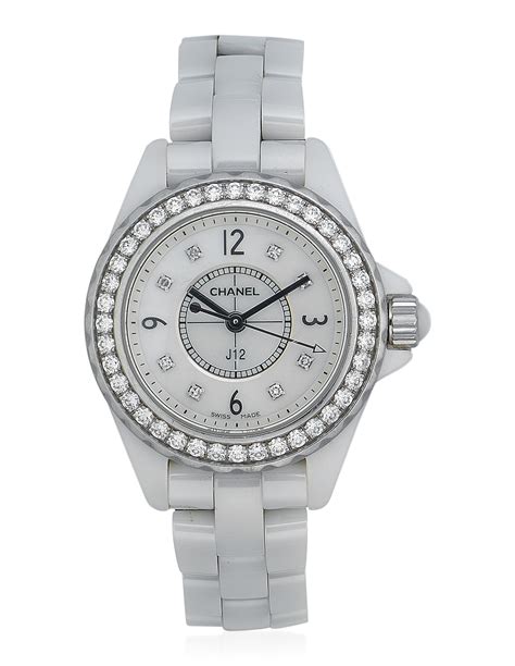 chanel watch london jewelers|white chanel watch with diamonds.